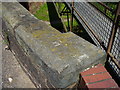 Ordnance Survey bench-mark on canal bridge