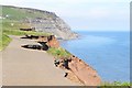 Cliff erosion at Cowbar