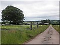 ST0128 : Entrance drive, Lotley Farm by Roger Cornfoot