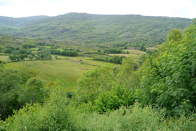 View into Coomhola River valley