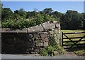 Wall near Almshouse Bridge