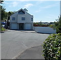 House at the end of an arm of Camden Crescent, Brecon