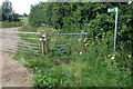 Bridleway upp towards Banbury Lane