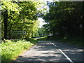 B709 at Langholm town boundary