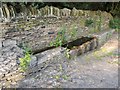 Old stone water trough in Wadshelf