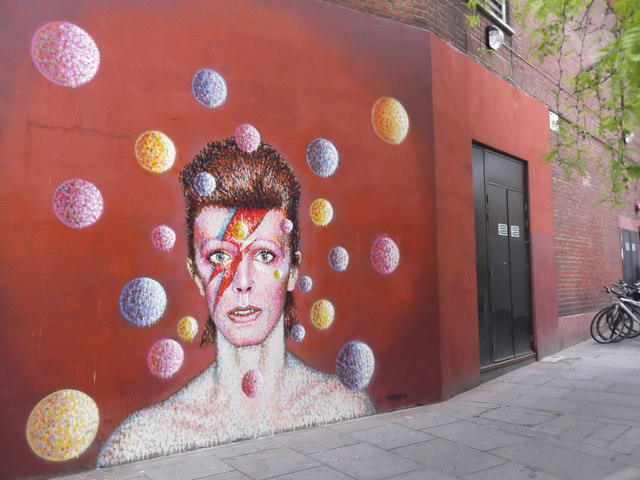 David Bowie mural, Tunstall Road SW9