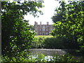 Swakeleys House viewed across the lake