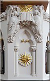 TQ3185 : Christ Church, Highbury Grove - Pulpit detail by John Salmon