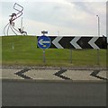 SD3433 : Helter Skelter roundabout by Gerald England
