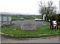 The car park at the  Bront? Interpretation Centre