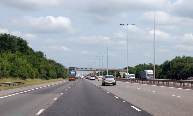 A1(M) northbound © Julian P Guffogg cc-by-sa/2.0 :: Geograph Britain ...