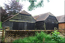 TQ0557 : Barns, Ockham Mill by N Chadwick