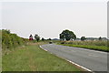 Bend in the A631 near Cotes Grange Farm