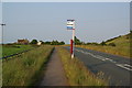 Bus stop by the A640