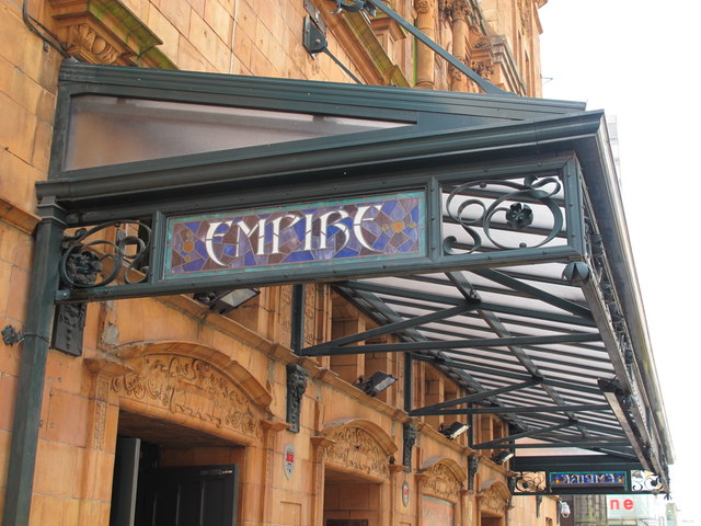 Canopy of the Middlesbrough Empire, Palace of Varieties, Corporation Road, TS1