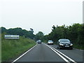 A442 southbound at Worcestershire county boundary