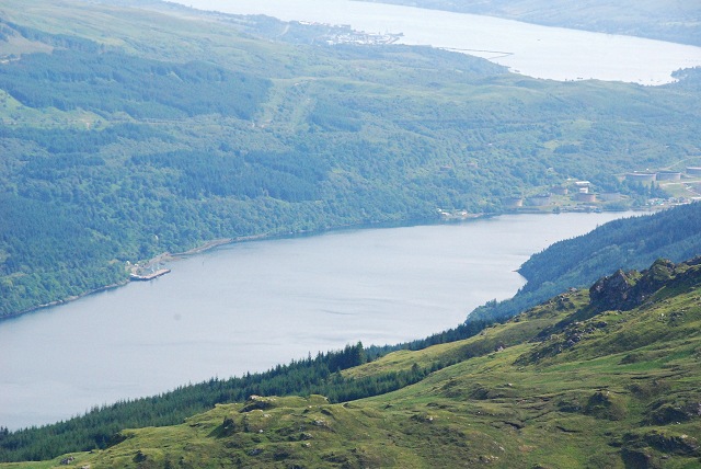 View of Loch Long from The Brack