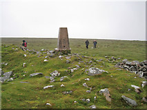 SX6391 : Cosdon Hill, summit trig point by Richard Dorrell