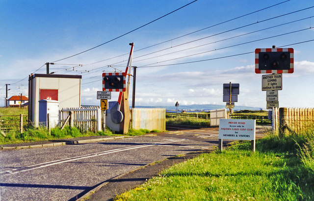 Site of Gailes station, 1998