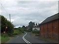 Ugford houses, bridge and bus stop