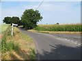 Junction of Breach Lane and Gallows Green Road, Great Easton