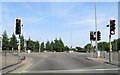 Buckingham Road crosses Weedon Road