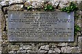 R6440 : Memorial plaque on the New Church near Holycross, Co. Limerick by P L Chadwick