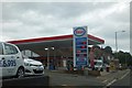 Esso filling station at junction of Australian Avenue with A30