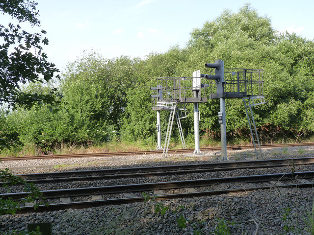 Signals near Shipley Gate