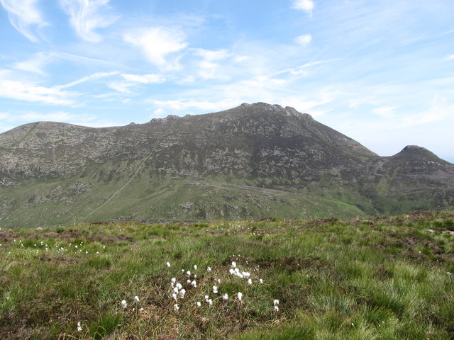 The boggy summit plateau of Slievenaglogh