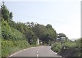 A44 approaching entrance to camping site