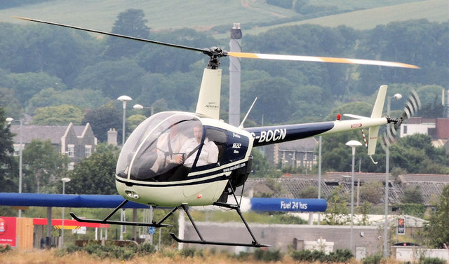 Robinson Beta helicopter (G-BOCN), Newtownards