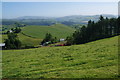 Settlement below Mynydd Bach