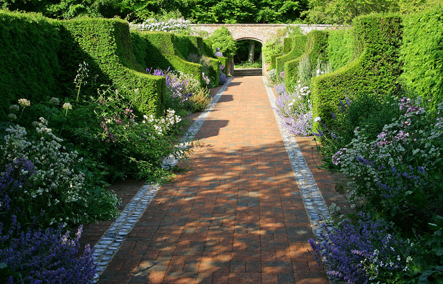 The Wormsley Estate walled garden © Hugh Chevallier :: Geograph Britain ...