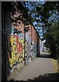 Graffiti by the River Avon Trail