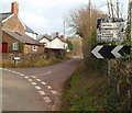 Old-style sign in Crossway