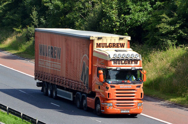 Mulgrew lorry, M1, Dunmurry
