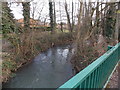 The Lyd flows away from Forest Road, Lydney