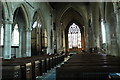 TF1444 : Interior, St Andrew's church, Heckington by J.Hannan-Briggs
