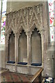 TF1444 : Triple Sedilia, St Andrew's church by J.Hannan-Briggs