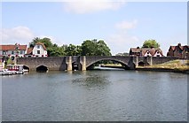 SU4996 : Abingdon Bridge over the River Thames by Steve Daniels