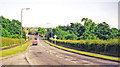 On A617 approaching site of Glapwell station, 1998