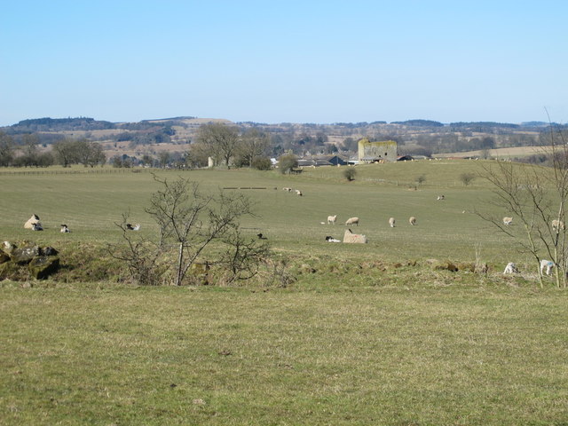 Farmland east of Cocklaw