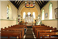 SK7566 : Moorhouse Chapel interior by Richard Croft