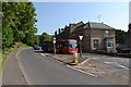 Tour de France in Oughtibridge ... 12 Months To Go! ... Langsett Road North, Orchard Street Corner and Bus, Oughtibridge