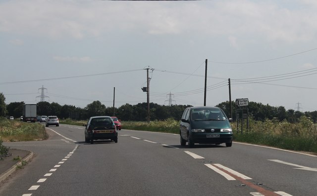 A142 Ely Road towards Soham