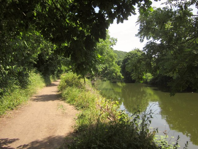 River Avon below Avon Valley Park