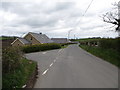 The junction of Drumarkin Road and a branch of Ballyroney Road