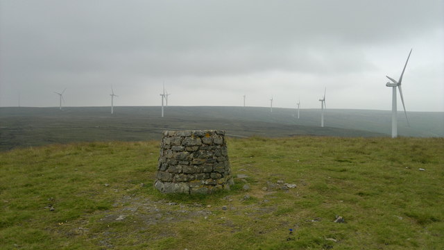 Summit cairn on Knowl Hill