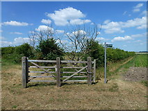 TL4782 : Footpath and byway near Jasmine Farm, Wardy Hill by Richard Humphrey